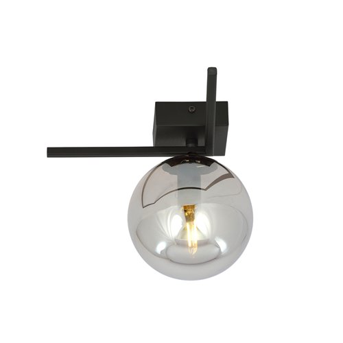 Lampa sufitowa IMAGO 1G BL GRAFIT loft, klosz, czarna/grafit