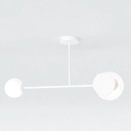Lampa sufitowa MINERVA 2 WHITE oryginalna klosz biała
