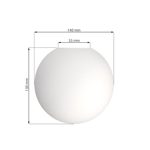 Klosz szklany COSMO opal