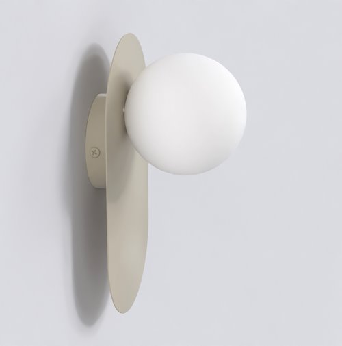 Kinkiet VIVA K1 MOKKA nowoczesny, beżowy, metal