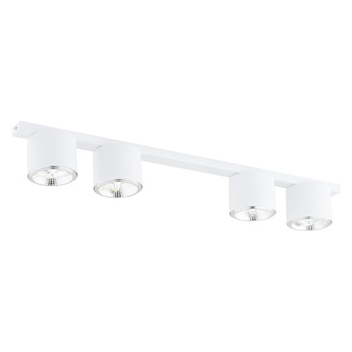Lampa sufitowa NANO 4 WHITE minimalistyczna, listwa, biały