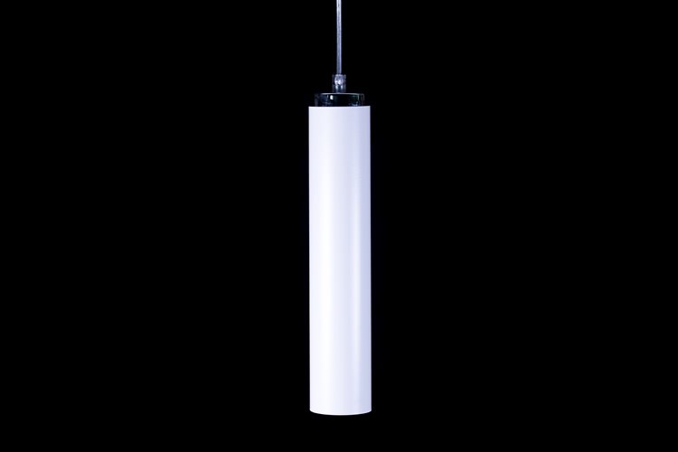 Lampa wisząca LUNA 1 WHITE nowoczesna, tuby, metal, biała