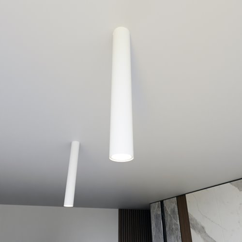 Lampa sufitowa TECNO 1L WHITE nowoczesna, spot, biała