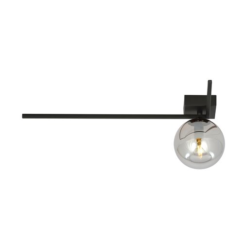 Lampa sufitowa IMAGO 1F BL GRAFIT loft, klosz, czarna/grafit