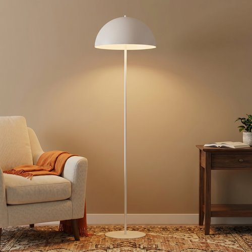 Lampa podłogowa MOGU LP1 WH WHITE loft, biała, metal
