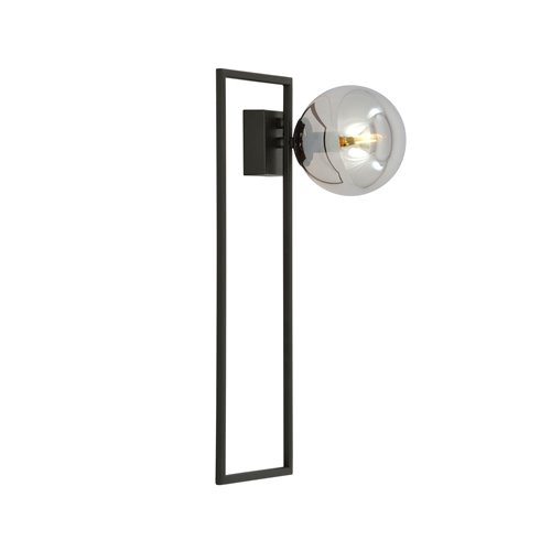 Lampa sufitowa IMAGO 1A BLACK loft, klosz, czarna/grafit