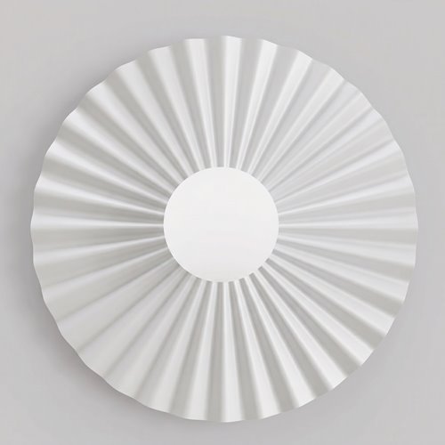 Kinkiet UMBRA L K1 WHITE OPAL nowoczesny, biały, metal, fala