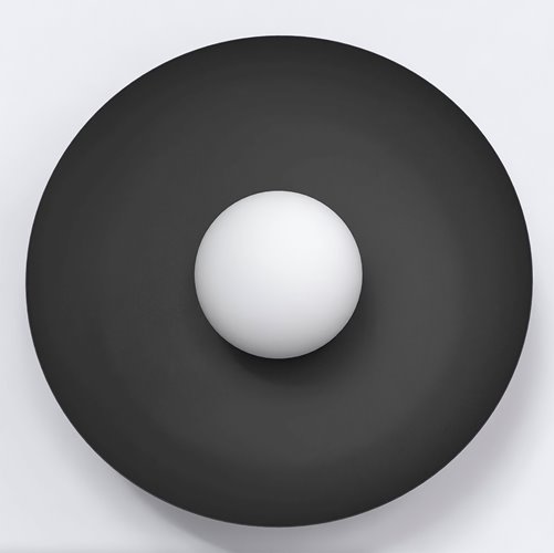 Kinkiet INSPO K1 BLACK nowoczesny, czarny, metal