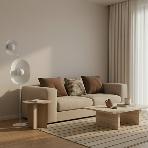 Lampa podłogowa DELULU LP2 WHITE nowoczesna, biała, metal