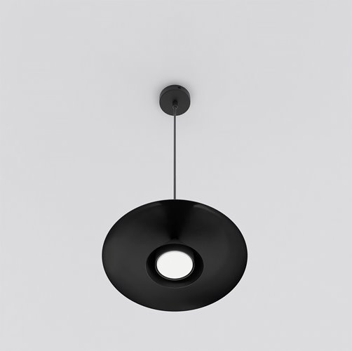 Lampa wisząca BABEL 1 BLACK nowoczesna, czarna, metal