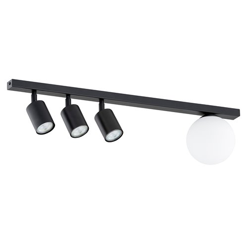 Lampa sufitowa BASTER 4 BLACK nowoczesna, minimalistyczna