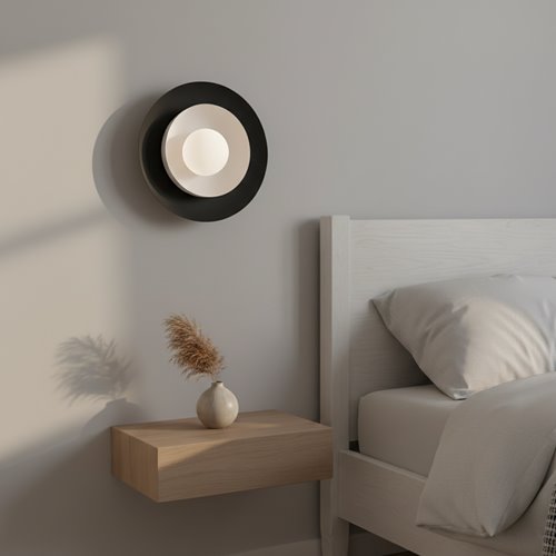 Kinkiet POPPI K1 BL WHITE nowoczesny, biały, metal