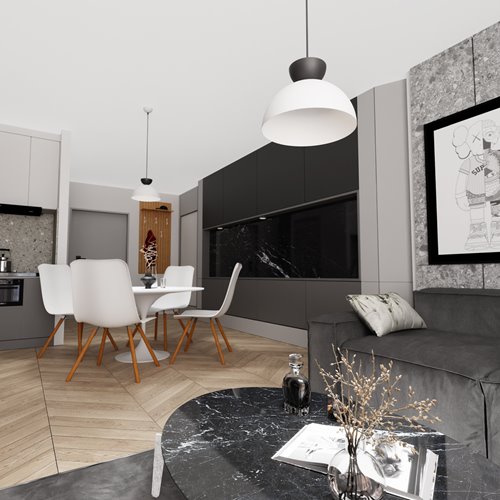 Lampa wisząca LUNARO 1S BL WHITE/BLACK loft, biała, metal
