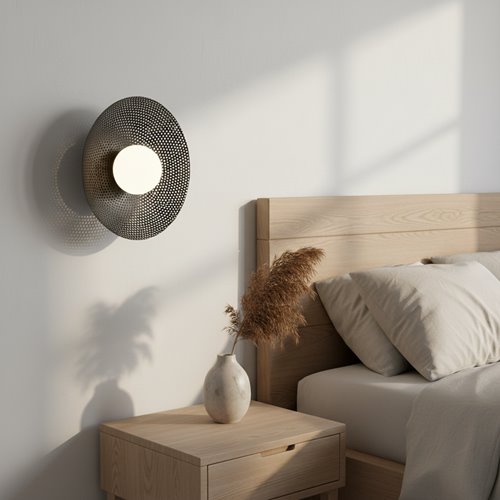 Kinkiet VIBEZ K1 BLACK nowoczesny, czarny, metal