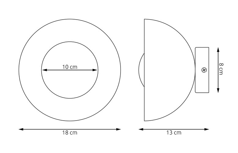 Kinkiet BIBI K1 MOKKA nowoczesny, beżowy, metal