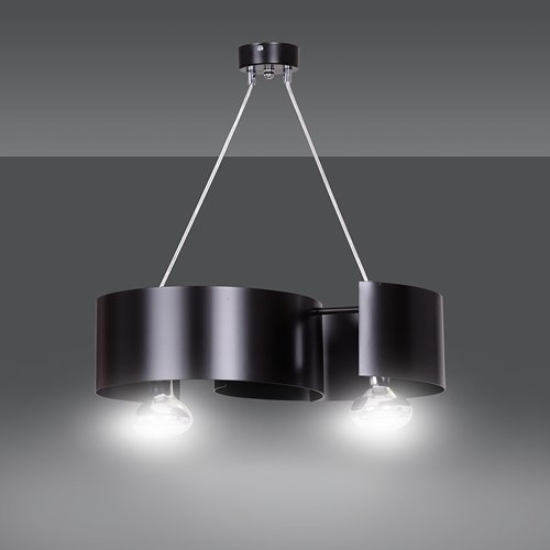 Lampa wisząca VIXON 2 BLACK oryginalna, nowoczesna, czarna