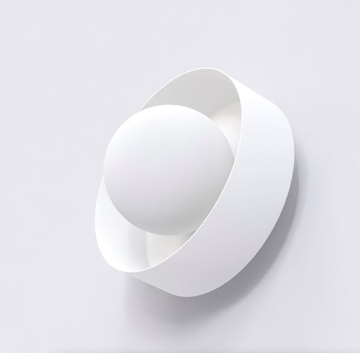 Kinkiet LULU K1 WHITE nowoczesny, biały, metal