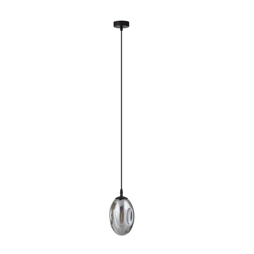 Lampa wisząca ASTRAL 1 BL GRAFIT desing klosz czarny/grafit