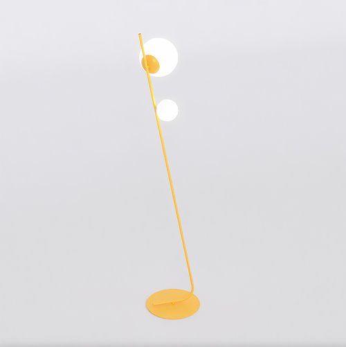 Lampa podłogowa TATU LP2 BL ORANGE nowoczesna, pomarańczowa
