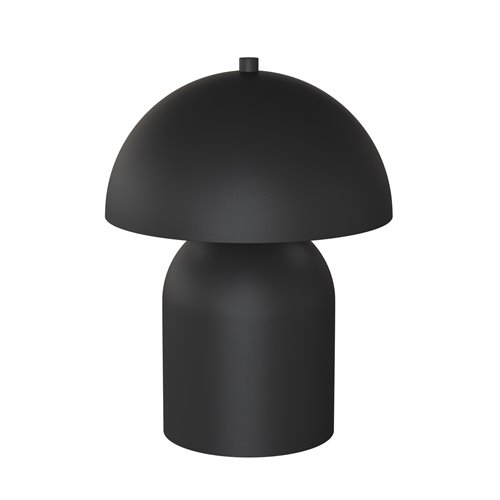 Lampka nocna MUSH LN2 BL BLACK metal, czarna, loft