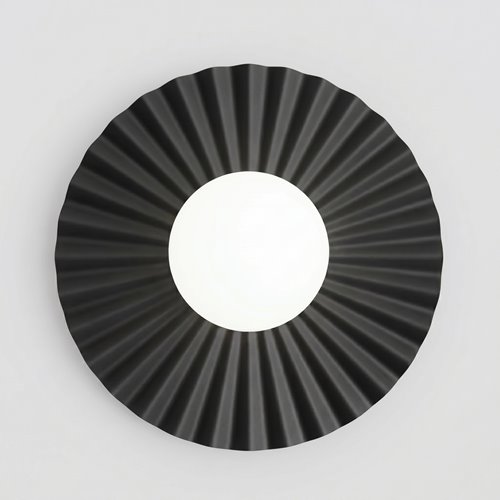 Kinkiet UMBRA M K1 BLACK OPAL nowoczesny, czarny, metal fala