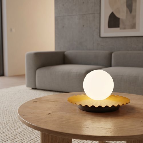 Lampka nocna UMBRA LN1 ORANGE metal, nowoczesna pomarańczowa