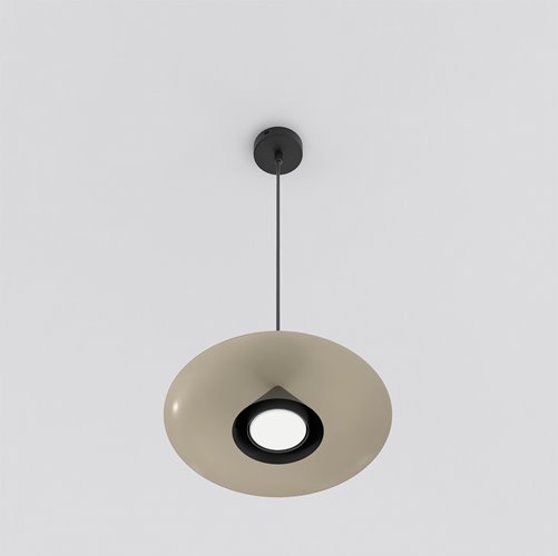 Lampa wisząca BABEL 1 MOKKA BL nowoczesna, beżowa, metal