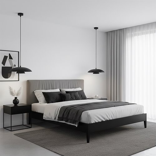 Lampa wisząca BABEL 1 BLACK nowoczesna, czarna, metal