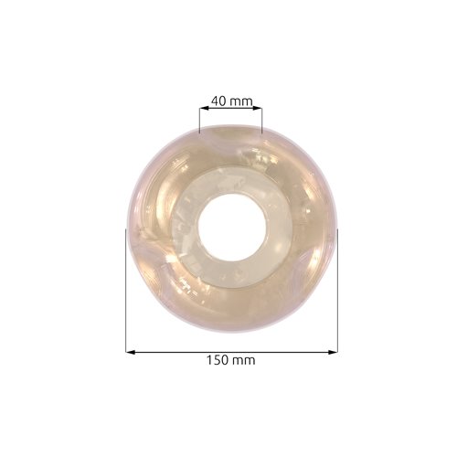 Klosz szklany ISTAR miodowy