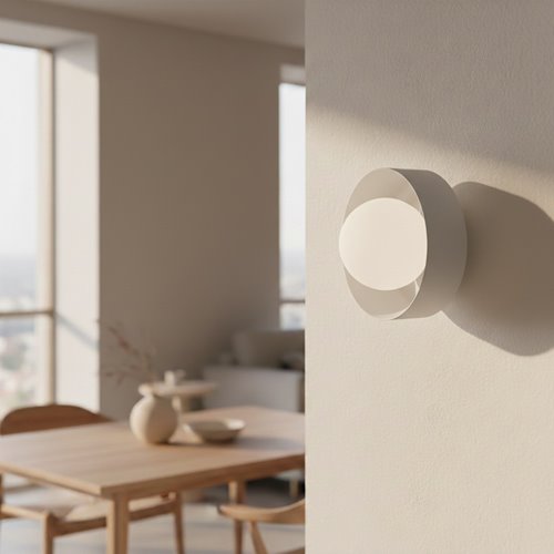 Kinkiet LULU K1 WHITE nowoczesny, biały, metal