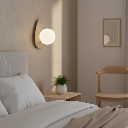 Kinkiet OVO K1 MOKKA nowoczesny, beżowy, metal