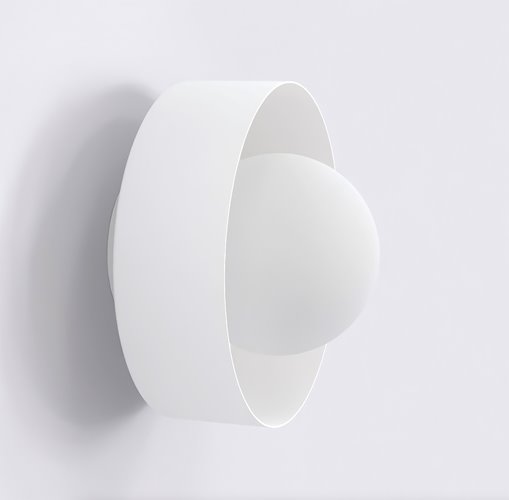 Kinkiet LULU K1 WHITE nowoczesny, biały, metal