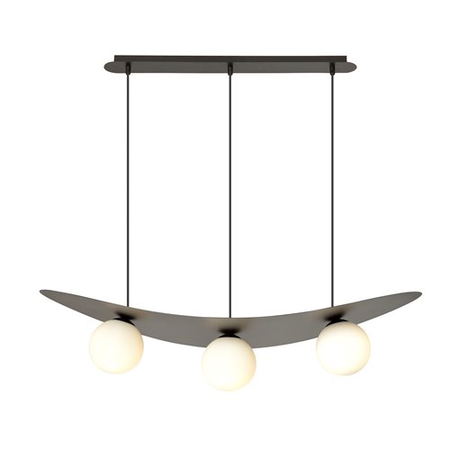 Lampa wisząca AURA 3 BL OPAL nowoczesna i oryginalna