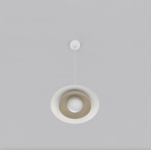 Lampa wisząca SKIN 1 WH MOKKA nowoczesna, biała, metal