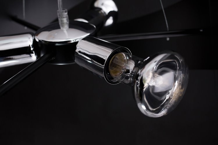 Lampa wisząca VIENO BLACK oryginalna regulowana metal czarna