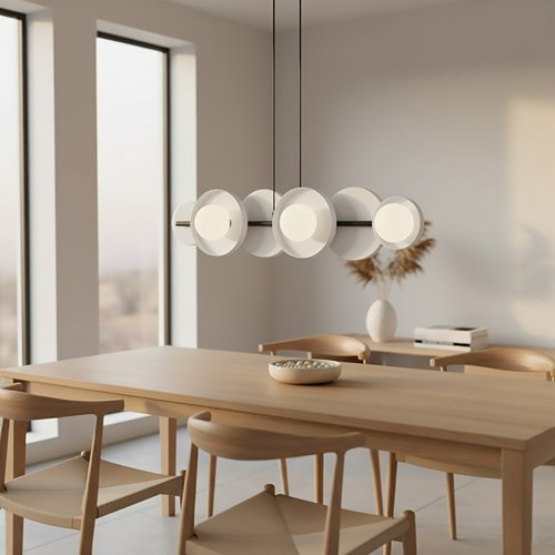 Lampa wisząca MODEL 6 BL GRAY loft, szara, metal