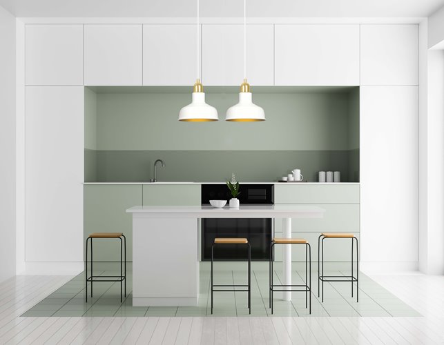 Lampa wisząca IBOR 2 WHITE wyjątkowa regulowana biało/złota