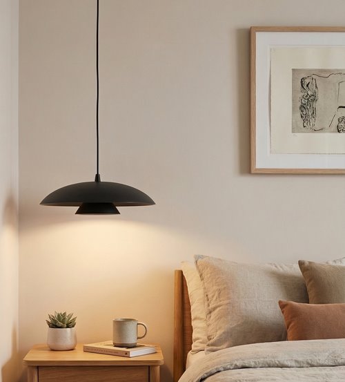 Lampa wisząca BABEL 1 BLACK nowoczesna, czarna, metal