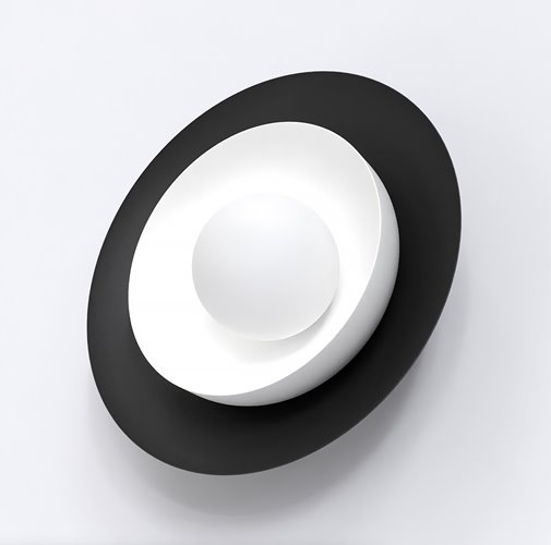 Kinkiet POPPI K1 BL WHITE nowoczesny, biały, metal