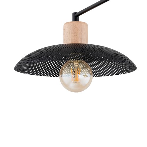 Lampa sufitowa KOBE 2 BLACK unikatowy, japandi, skandynawski