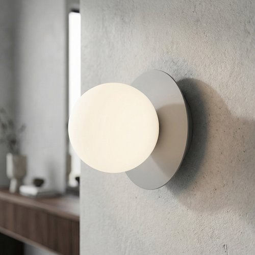 Kinkiet AMERICANA K1 GRAY nowoczesny, szary, metal