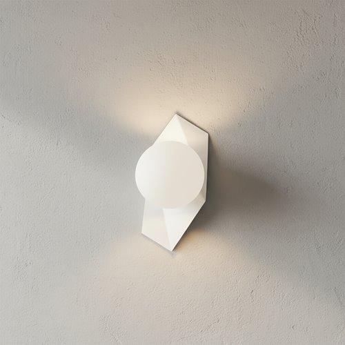 Kinkiet DRIFTON K1 WHITE nowoczesny, klosz, biały