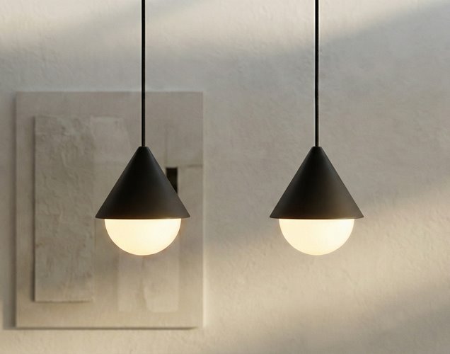 Lampa wisząca GIRO 6 PREM BLACK nowoczesna, czarna, metal