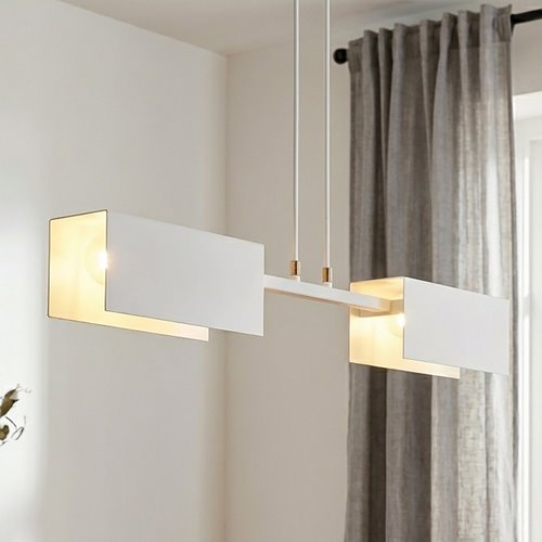 Lampa wisząca TOLOS 2 WHITE oryginalna, loft, biała