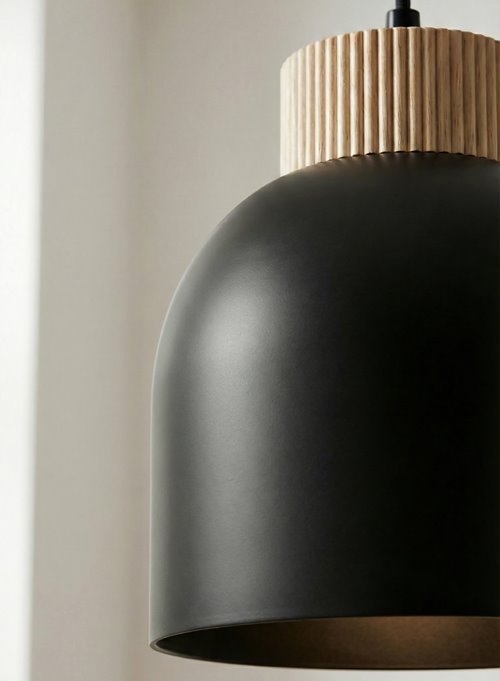 Lampa wisząca KRU 5 BLACK nowoczesna, czarna, metal, pająk