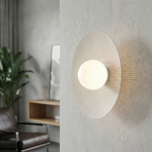 Kinkiet VIBEZ K1 WHITE nowoczesny, biały, metal