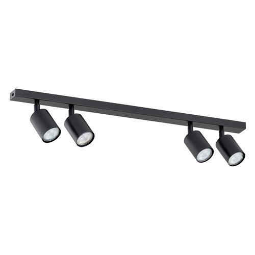Lampa sufitowa FLASH 4 BLACK nowoczesna, minimalistyczna
