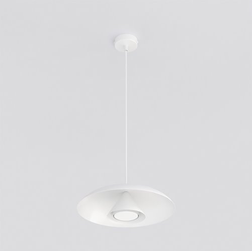 Lampa wisząca BABEL 1 WHITE nowoczesna, biała, metal