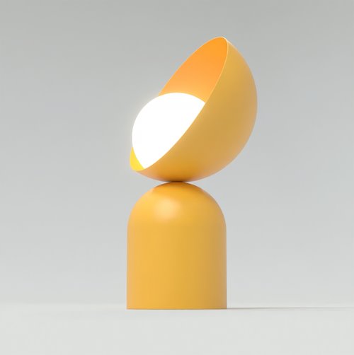 Lampka nocna BOTO LN1 ORANGE metal, pomarańczowa, nowoczesna