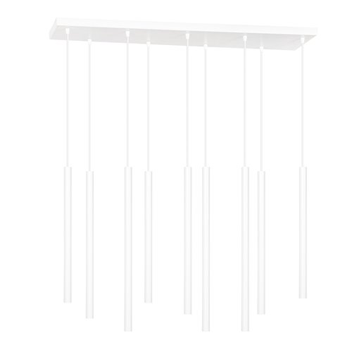 Lampa wisząca SELTER 9 WHITE nowoczesna, sople, biała